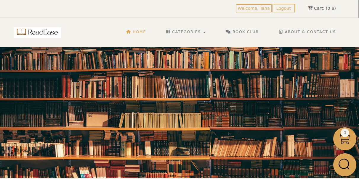 ReadEase Online Bookstore